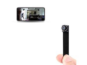 WiFi Hidden Camera Wireless 1080P Portable DIY Pinhole Camera Spy Camera Covert Home Security Monitoring, Nanny Cam with Motion Detection (No Audio)