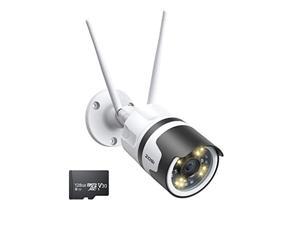 ZOSI 5MP WiFi Security Camera C190 Pro + 128GB Micro SD Card Bundle for Outdoor Indoor Home Business Surveillance