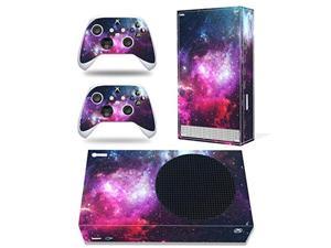 Decal Moments Xbox One Skin Set Vinyl Decal Skin Stickers Protective for Xbox One Console Kinect 2 Controllers-Purple Galaxy 