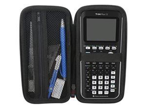 Khanka Hard Travel Case Replacement for Texas Instruments TI-84 Plus CE Graphing Calculator Mesh Pocket for Other Accessories