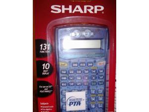 Sharp Scientific Calculator El-501 Wb-bl