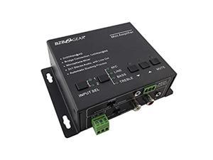BZBGEAR BG-AMP2X20 2 Channel 40W Compact Stereo/Mono Audio Amplifier with 3 Inputs