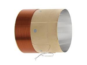 uxcell 49.5mm 2 Woofer Voice Coil 4 Layers Round Copper Wire for Bass Speaker Repair 