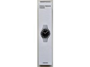 Samsung Electronics Galaxy Watch 4 Classic R890 46mm Smartwatch GPS WiFi (International Model) (Silver)