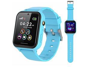 PTHTECHUS Smart Watch for Kids - Boys Girls Smartwatch with 2 Way Phone Calls SOS Games Music MP3 Player HD Selfie Camera Calculator Alarm Timer 12/24 Hours for 4-14 Years Old Students
