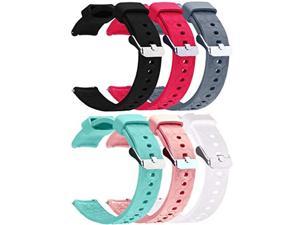 Compatible with Michael Kors Access Gen 5 Lexington Band, Replacement Watch Strap Soft Silicone Wristband for Michael Kors Gen 5 Lexington Smartwatch (Multicolor6-Pack)
