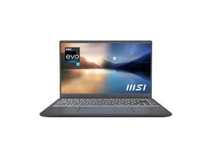 MSI Prestige 14 Evo Laptop 14 FHD UltraThin Bezel Display Intel Core i71195G7 Intel Iris Xe 16GB RAM 512GB NVMe SSD Thunderbolt 4 Win 10 Home Intel Evo Carbon Gray A11MO052