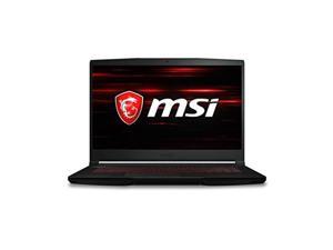 MSI GF63 THIN 9RCX818 156 Gaming Laptop Thin Bezel Intel Core i79750H NVIDIA GeForce GTX 1050 Ti 8GB 256GB NVMe SSD
