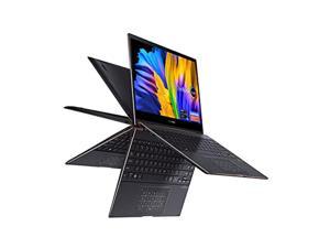ASUS ZenBook Flip S13 OLED Slim Laptop 133 4K OLED Touch Intel Evo Platform Core i71165G7 16GB RAM 1TB SSD Thunderbolt 4 TPM Windows 11 Pro AI NoiseCancellation Jade Black UX371EAXH76T