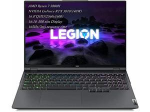 Newest Lenovo Legion 5 Pro Gen 6 Gaming Laptop  8core AMD Ryzen 7 5800H  160 QHD 2560x1600 IPS 165Hz Display  GeForce RTX 3070140W  TypeC  w 32GB SD Card 32GB RAM  1TB PCIe SSD