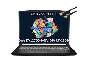 MSI Creator M16 16" Content Creation Laptop: Intel Core i7-12700H RTX 3060 NVMe SSD, QHD+ 16:10 100% DCI-P3, 180-Degree Lay-Flat, Cooler Boost Trinity+, Win 11 Home: Black (16GB RAM | 1TB PCIe SSD)