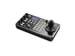AVMATRIX PKC3000 PTZ Camera Controller IP Serial PTZ Keyboard with 4D Joystick IP, RS422 RS485 RS232 Interface LCD Screen PoE Supported for Church Conference Live Streaming