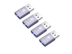 Malarpon DispalyPort Headless Ghost Display Emulator with Blue Light for PC 4K DP Dummy Plug (fit Headless 1080@60Hz-3840x2160@17Hz) 4P