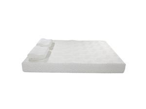 8" Three Layers Cool Medium High Softness Cotton Mattress with 2 Pillows (Queen Size) White 8" Three Layers Cool Medium High Softness Cotton Mattress with 2 Pillows (Queen Size) White