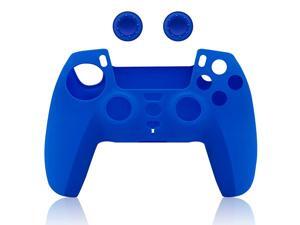 Silicone Case Cover For PS5 DualSense Controller (Blue) Silicone Case Cover For PS5 DualSense Controller (Blue)