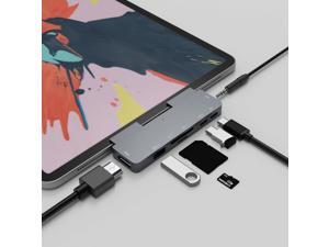 7 In 1 IPad Pro Hub With 4K HDMI,USB C HUB For IPad Pro 3.5mm Headphone Jack,USB3.0,USB C PD Charging Adapter 7 In 1 IPad Pro Hub With 4K HDMI,USB C HUB For IPad Pro 3.5mm Headphone Jack,USB3.0,USB C PD Charging Adapter