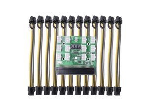Power Module Branch Board For HP 750W 1200W Server PSU Power Conversion 12pcs 6-pin To 8-pin BTC Power Cord Power Module Branch Board For HP 750W 1200W Server PSU Power Conversion 12pcs 6-pin To 8-pin BTC Power Cord