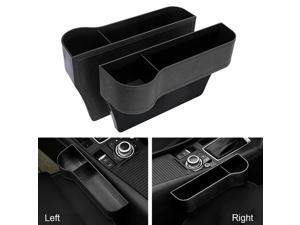 Greatlizard Multifunctional Car Seat Crevice Storage Box Grain Organizer Gap Slit Filler Holder For Wallet Phone Coins Cigarette Slit Pocket Accessories