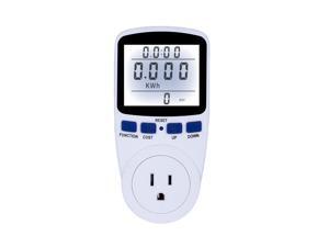 Greatlizard LCD Display Electricity Usage Power Meter Socket Energy Watt Volt Amps Wattage KWH Consumption Analyzer Monitor Outlet with Backlight Greatlizard LCD Display Electricity Usage Power Meter Socket Energy Watt Volt Amps Wattage KWH Consumption Analyzer Monitor Outlet with Backlight