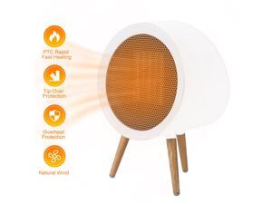 Greatlizard Portable Personal Electric Ceramic Space Heater Fan With Overheat Protection & Tip-Over Protection For Office Bedroom