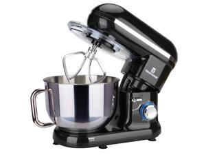 5.8QT 6 Speed Control Electric Stand Mixer with Stainless Steel Mixing Bowl Food Mixer (Black) 5.8QT 6 Speed Control Electric Stand Mixer with Stainless Steel Mixing Bowl Food Mixer (Black)