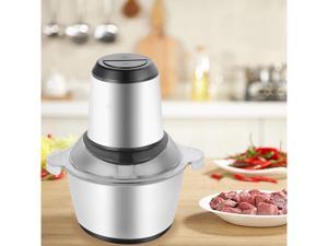 2-Speed Portable Electric Home Use Stainless Steel One-Button Meat Grinder for Home Kitchen Use Food Processor,2L,300W 2-Speed Portable Electric Home Use Stainless Steel One-Button Meat Grinder for Home Kitchen Use Food Processor,2L,300W