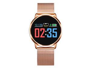 Q8 Smart Watch Waterproof Heart Rate Blood Pressure Monitor Periodic Reminder Color Screen Metal Band Bracelet Men Women Q8 Smart Watch Waterproof Heart Rate Blood Pressure Monitor Periodic Reminder Color Screen Metal Band Bracelet Men Women