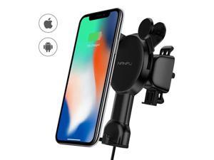 NANFU Wireless car Charger Mount, Air Vent Phone Holder, 7.5W & 10W Wireless Car Charger NANFU Wireless car Charger Mount, Air Vent Phone Holder, 7.5W & 10W Wireless Car Charger