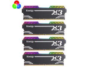 Tigo X3 RGB Series 32GB (4 x 8GB) 288-Pin DDR4 SDRAM DDR4 3600MHz Desktop Memory Tigo X3 RGB Series 32GB (4 x 8GB) 288-Pin DDR4 SDRAM DDR4 3600MHz Desktop Memory