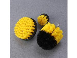 3pcs Nylon Drill Cleaning Brush Attachments Multifunction Power Scrubber Brush Drill Attachment Kit for Car Tile Grout Flooring Brick Ceramic Marble Bathroom Cleaning (Yellow) 3pcs Nylon Drill Cleaning Brush Attachments Multifunction Power Scrubber Brush Drill Attachment Kit for Car Tile Grout Flooring Brick Ceramic Marble Bathroom Cleaning (Yellow)
