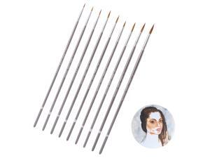 9pcs Wolf Hair Fine Brushes Professional Drawing Brush Line Drawing Pen Watercolor Painting Brush 9pcs Wolf Hair Fine Brushes Professional Drawing Brush Line Drawing Pen Watercolor Painting Brush