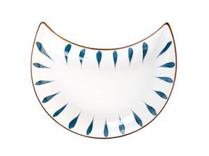 1pc Home Dining Plate Ceramic Dish Plate Ceramic Moon Shape Plate Tableware 1pc Home Dining Plate Ceramic Dish Plate Ceramic Moon Shape Plate Tableware