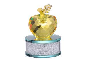 1 Pc Apple Decoration Durable Sturdy Crystal Adornment Ornament Decoration for Home 1 Pc Apple Decoration Durable Sturdy Crystal Adornment Ornament Decoration for Home