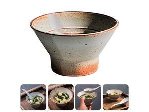 1pc Crude Pottery Bowl Handmade Vintage Tall Bowl Household Soup Bowl Tableware 1pc Crude Pottery Bowl Handmade Vintage Tall Bowl Household Soup Bowl Tableware