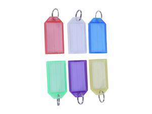 24pcs Multicolor Plastic Key Fobs Luggage ID Tags Labels with Key Rings (Mixed Color) 24pcs Multicolor Plastic Key Fobs Luggage ID Tags Labels with Key Rings (Mixed Color)