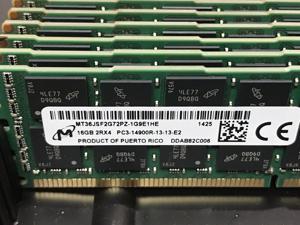 1x 16GB PC3-14900R 1866MHz DDR3 Memory 708641-B21 712383-081 RAM HPE E5 E7 V2