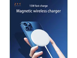 Wireless Charger Fast Charging Pad Thin and Built-in Magnets Compatible for iPhone 12/12 Mini/ 12 Pro/ 12 Pro Max  (Compatible with Mag-Safe Charger Magnetic Charging)