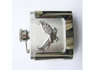 New JEAN'S FRIEND Classic Fly Eagle 2 oz Stainless Steel Flask Belt Buckle New JEAN'S FRIEND Classic Fly Eagle 2 oz Stainless Steel Flask Belt Buckle