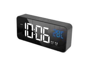 Ochine LED Digital Alarm Clock, Dual Alarm, 4 Brightness&13 Ringtones, 12/24H, Bedside Clock With Built-in Sound Senor, Temperature, Snooze, Portable Clock For Bedroom, Home And Travel 5.8' Ochine LED Digital Alarm Clock, Dual Alarm, 4 Brightness&13 Ringtones, 12/24H, Bedside Clock With Built-in Sound Senor, Temperature, Snooze, Portable Clock For Bedroom, Home And Travel 5.8'