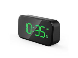 Ochine Full-screen Fashion Alarm Clock With Black Appearance And Green Fonts Ochine Full-screen Fashion Alarm Clock With Black Appearance And Green Fonts
