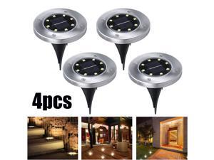 8 LED Solar Powered Outdoor Lawn Lamps Waterproof Garden Landscape Lights for Yard Patio Lawn Path (4pcs) 8 LED Solar Powered Outdoor Lawn Lamps Waterproof Garden Landscape Lights for Yard Patio Lawn Path (4pcs)