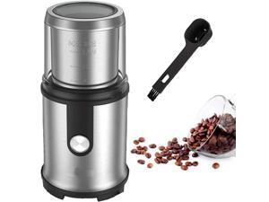 Ochine Electric Coffee Grinder, Stainless Steel Blades Coffee And Spice Grinder With 2.5 Ounce Removable Cup, Powerful 200W Electric Mills For Most Efficient Grinding