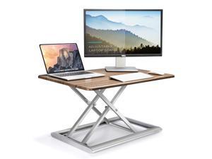 IBAMA Standing Desk Computer Work Station Adjustable Vertical Desk Converter, Tabletop Sit Stand Up Desk Riser Workstation Area, 20 x 30 Inch