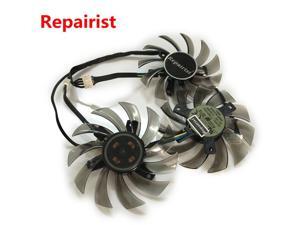 3pcs/set 4pin T128010SU cooler Graphics card fan for GIGABYTE GTX580 N6700C N6800C N7700C N960 970 N980 GTX770 760 680 cooling