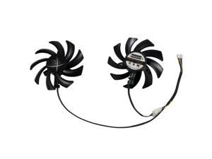 2pcs/set R9-290X/280X/270X GPU VGA Cooler Graphics Card Cooling Fan As For XFX R9 280X 290X 270X Video Cards As Replacement
