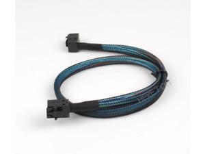 mini sas SFF-8643 data cable to SFF 8643 90° Right Angle Connector Rable SAS 50cm