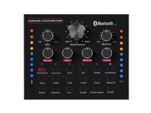 Sound Card Audio External USB for Headset Microphone Live Broadcast for Professional Audio Stereo Music Recording