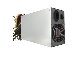2000W Server Power Supply 180V260V ETH Bitcoin Mining Power Supply 90% Efficiency Support 8 GPU Card Riser Antminer