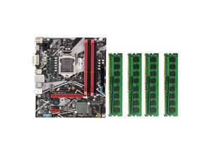 B75S Motherboard LGA 1155 CPU with 4GB 4XDDR3 1333MHz RAM PciE 1X VGA HDMI Com Pin Desktop Motherboard