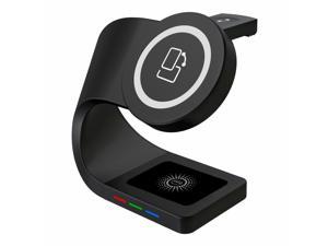OIAGLH 15W 4 in 1 Qi Wireless Charger Stand For iPhone 13 12 11 XS XR X Fast Charging Dock Station For Apple Watch 65432 AirPod Pro